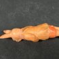VTG Antique Celluloid Easter Bunny Rabbit drummer Toy Japan
