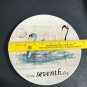 WILLIAMS-SONOMA CHRISTMAS Salad/Dessert Plate 7th day swan swimming