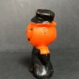 Vintage Gurley Pumpkin Head Man Candle, Vintage unused Halloween Wax Candle Vint