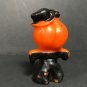 Vintage Gurley Pumpkin Head Man Candle, Vintage unused Halloween Wax Candle Vint