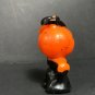 Vintage Gurley Pumpkin Head Man Candle, Vintage unused Halloween Wax Candle Vint