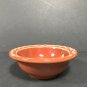 Vintage Redware pottery signed Rowe pottery Small Bowl collectible folk art