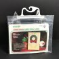 Vintage Needlepoint Christmas greeting card kit, needlepoint christmas wreath