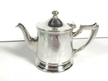 Antique Eastern Steam shiplines individual tea pot International silver soldered