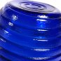 Cobalt Blue glass ribbed mixing bowl 9" beehive serving bowl