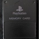 Playstation 1 PS1 Official Memory Card Transparent Black
