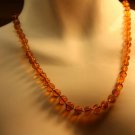 baltic Amber necklace Cognac Baroque Beads Ladies
