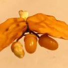 Natural Baltic Amber ,,,,,old  brooch  renewed