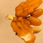 Natural Baltic Amber ,,,,,old  brooch  renewed