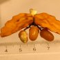 Natural Baltic Amber ,,,,,old  brooch  renewed