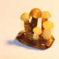 Natural Baltic amber , .. souvenir mushrooms