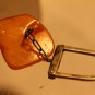 Natural Baltic amber keychain ...old