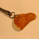 natural Baltic amber keychain