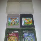 Original GameBoy / Color Zelda Series Set of 4 Games +4 Cases *Used* *Japanese*