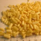 Natural Baltic Amber ,Polished Perfect amber Cilinder- matte  50 pc