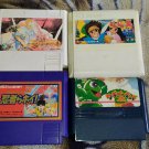 Nintendo Famicom Games x4 Just Breed- Jajamaru Ninpou Chou - Ninjara Hoi!- Wagan