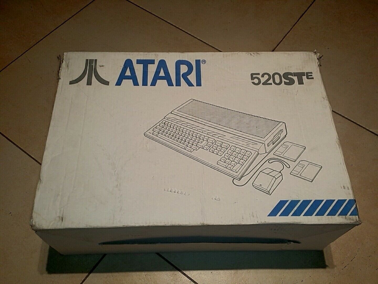 Original Atari 520STE Computer Empty Box