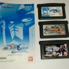 Nintendo GameBoy Advance Mobile Suite Gundam Series Games Set x3 *Used* *JPN*