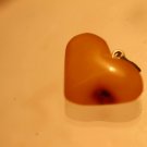 Natural Baltic Amber . pendant souvenir   ,, ." heart".,