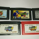 Nintendo GameBoy Advance RockMan EXE Mega Man Series Games Set x5 *Used**Japan*