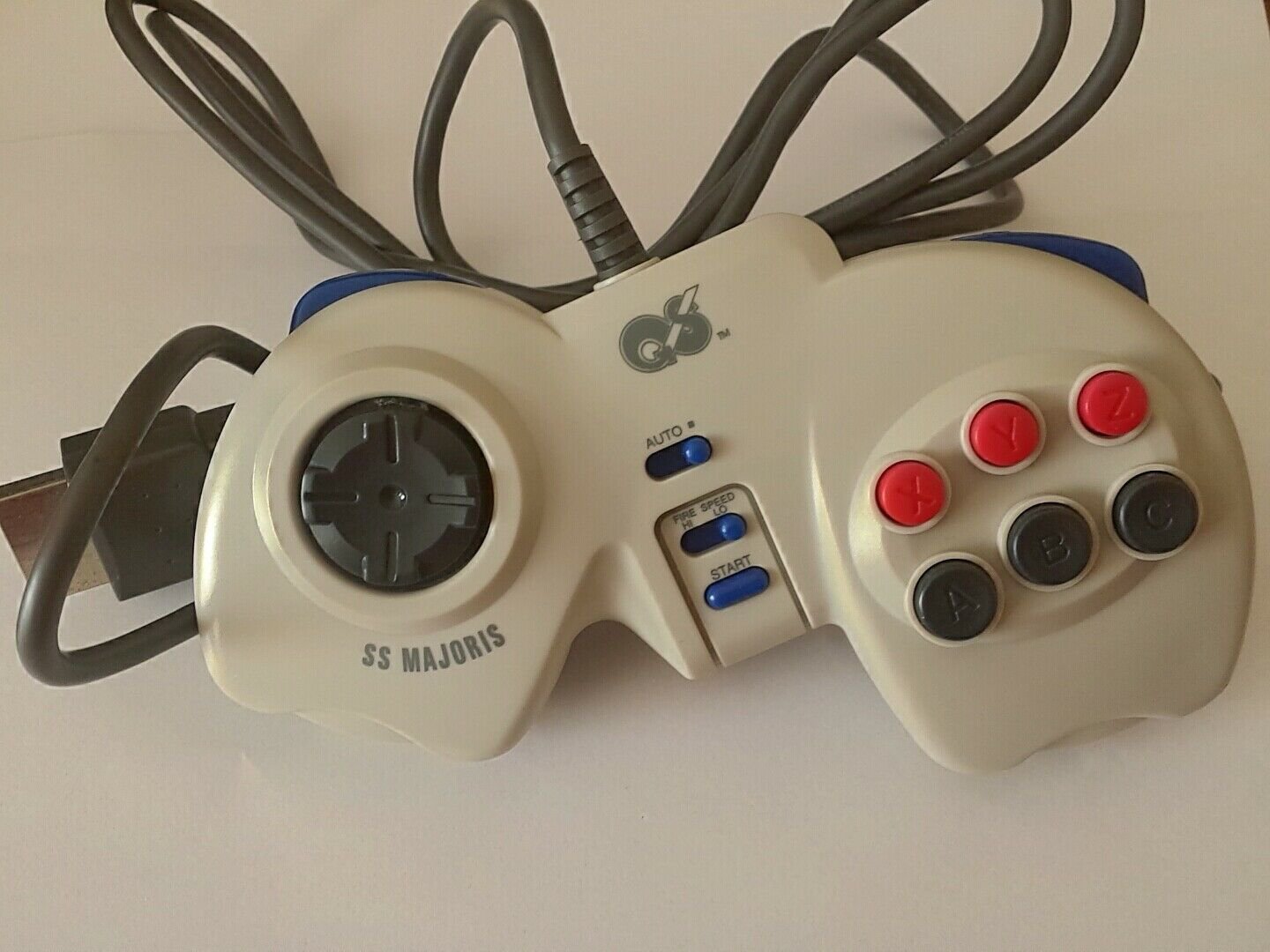 Sega Saturn Controller SS Majoris SS-233 Game Source&acirc;�&cent; White *Used*