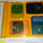 Official Sony Playstation 1 PS1 Colored Memory Cards 4-Pack SCPH-1020 Japan Used