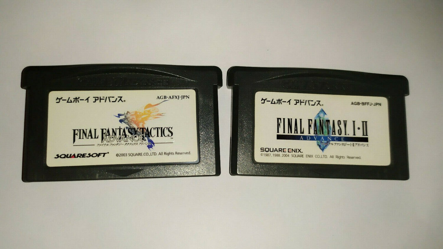 Nintendo GameBoy Advance Final Fantasy Series Games Set x2 Tactics *Used**Japan*