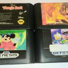 Sega Genesis Game Lot Jungle Book Lion King Fantasia Ariel Little Mermaid NTSC-U