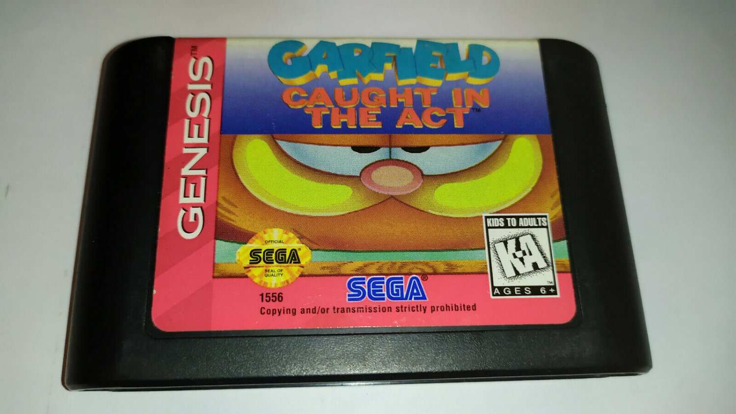 Garfield: Caught in the Act Sega Genesis Genuine Game Cartridge *NTSC-U*