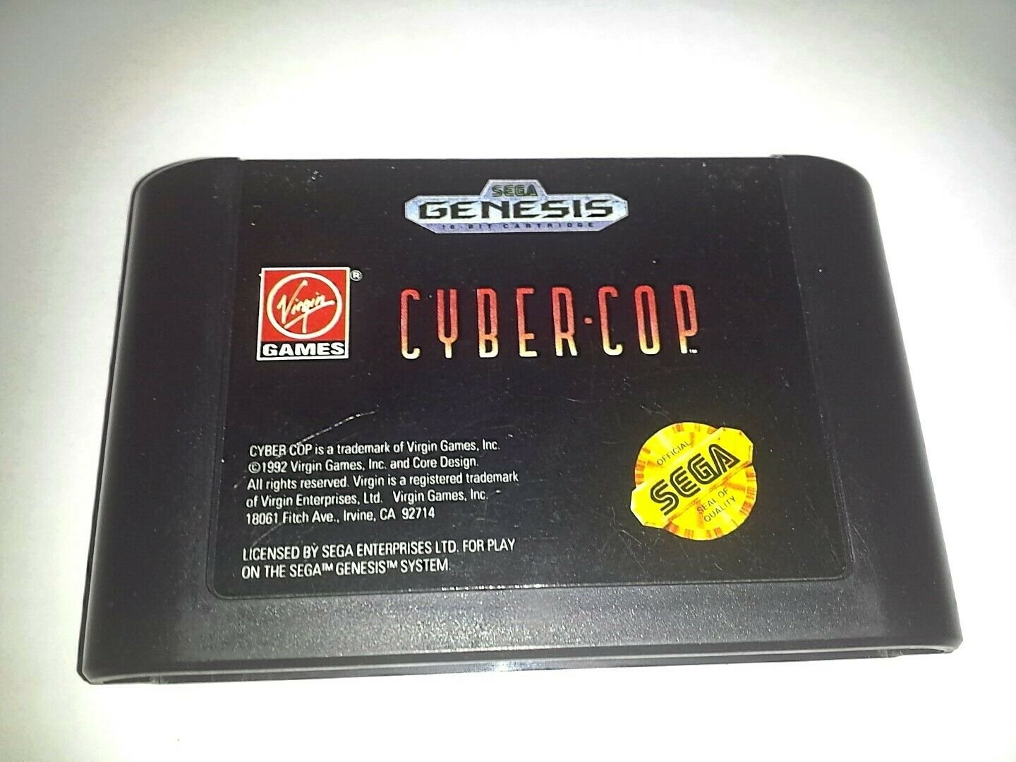 Cyber Cop Sega Genesis Game Cart *NTSC-U*