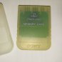 Sony Playstation 1 PS1 Official Memory Card X-Mas Clear Frost White SCPH-1194