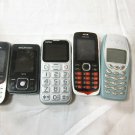 mobile phones  old 3"Nokia " "Sony erik"My phon" ,  5  pc