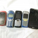 mobile phones  old "Nokia " " sams","siemens" "LG" ,  5  pc