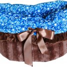 Snuggle Bugs - Blue Western - Dog Pet Bed + Bag + Car Seat in One