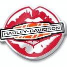 Harley-Davidson Kiss Harley Lips Enamel Pin