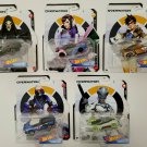 Hot Wheels Character Cars Overwatch Complete Set of 5 by Mattel 1:64 Die-Cast