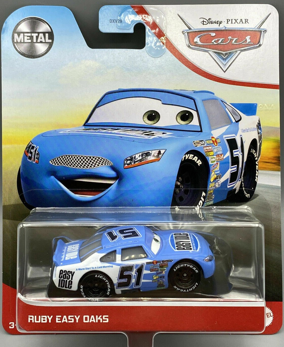 Disney Pixar Cars Metal Series 2021 Ruby Easy Oaks #51 Die-Cast NEW