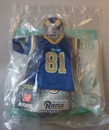 2007 Burger King Kids Meal Toy -- NFL Mini Jersey -- St. Louis Rams #81