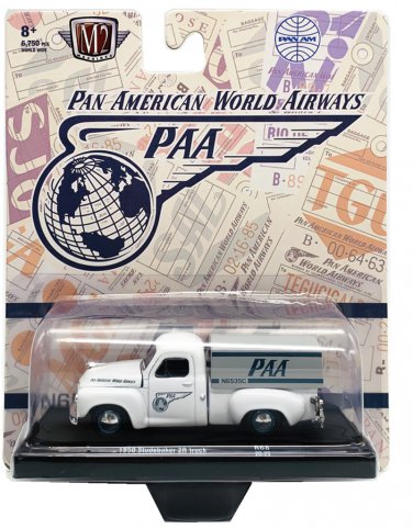 M2 Machines 1:64 - 1950 Studebaker 2R Truck (White) Auto-Drivers Release 68