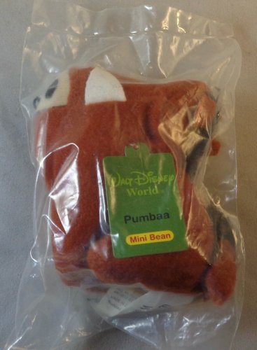 PUMBAA Kelloggs 2001 Walt Disney World Lion King Movie - Mini Bean Plush