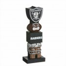Las Vegas / Oakland Raiders Shield Tiki Tiki Totem Statue NFL - 16 Inch