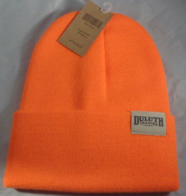 NEW Duluth Tough Guy Knit Stocking Cap Orange