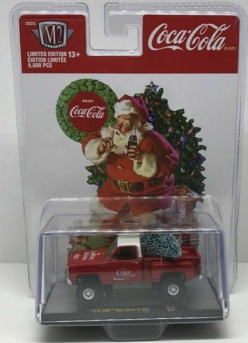 2020 M2 Machines Coca-Cola Christmas 1976 GMC High Sierra 15 4x4 Release SC03