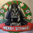 2015 STAR WARS DARTH VADER MERRY SITHTMAS 12" x 12" SIGN