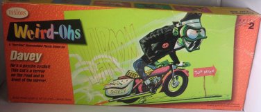 Testors Weird-Ohs Davey the cyclist MIB 1993 ReIssue unbuilt plastic model kit