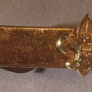 Boy Scouts Of America Tie Clip Tie Bar Gold Tone