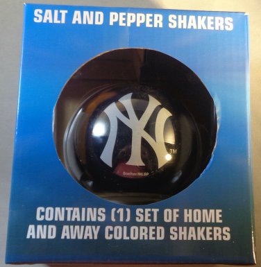 SALT AND PEPPER SHAKERS NEW YORK YANKEES FREE SHIPPING NEW MLB GIFT