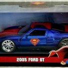 JADA 2005 FORD GT HOLLYWOOD RIDES SUPERMAN DIECAST DC COMICS 1:32