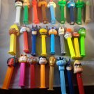 PEZ dispensers LOT of 26 all LOOSE Batman,Spiderman,Snoopy,Lucy,E.T.,Star Wars