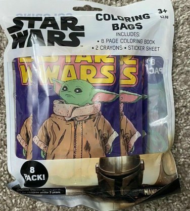 Star Wars The Mandalorian Baby Yoda Grogu Coloring Bags
